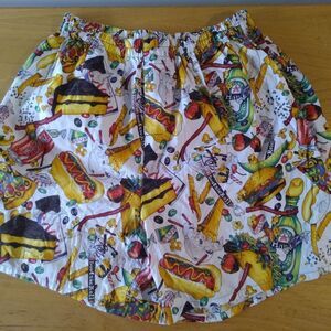 Vintage Junk Food Parody Shorts Hola Cola Bootsie Roll Shorts